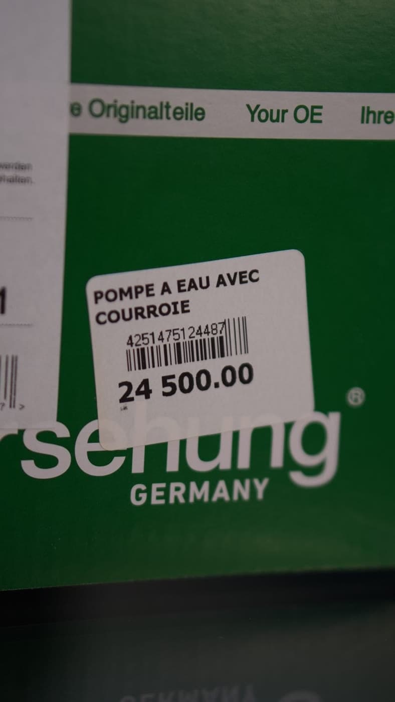 Pompe a eau avec courroie BORSEHUNG — photo 10