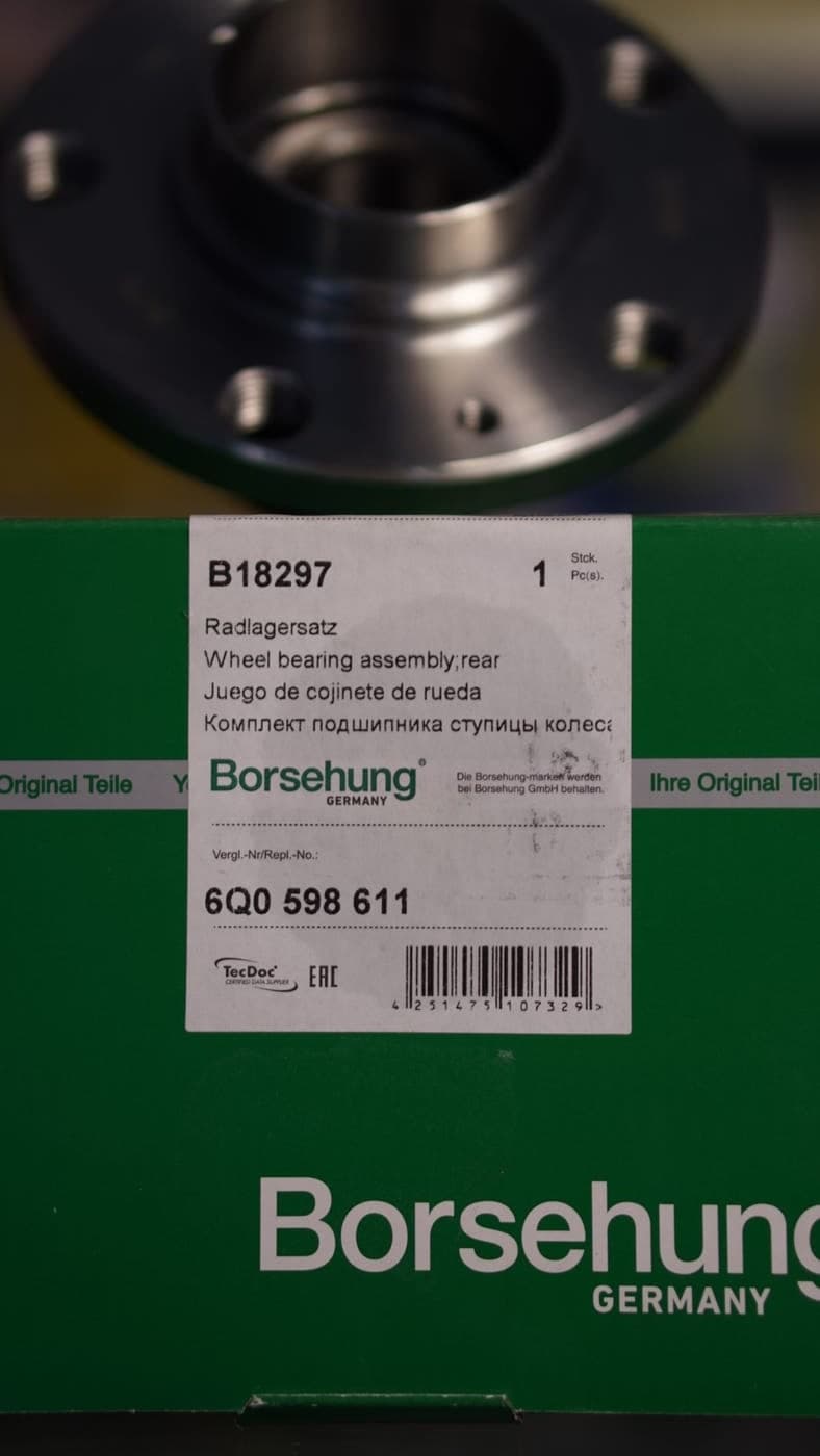 Moyeu de roue arriere avec roulement BORSEHUNG — photo 3