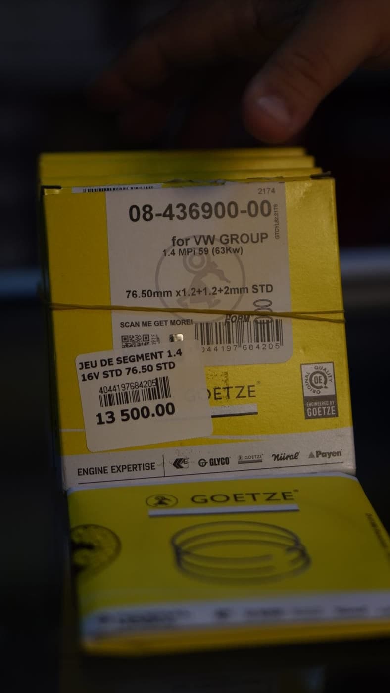 Jeu de segments de piston GOETZE — photo 2