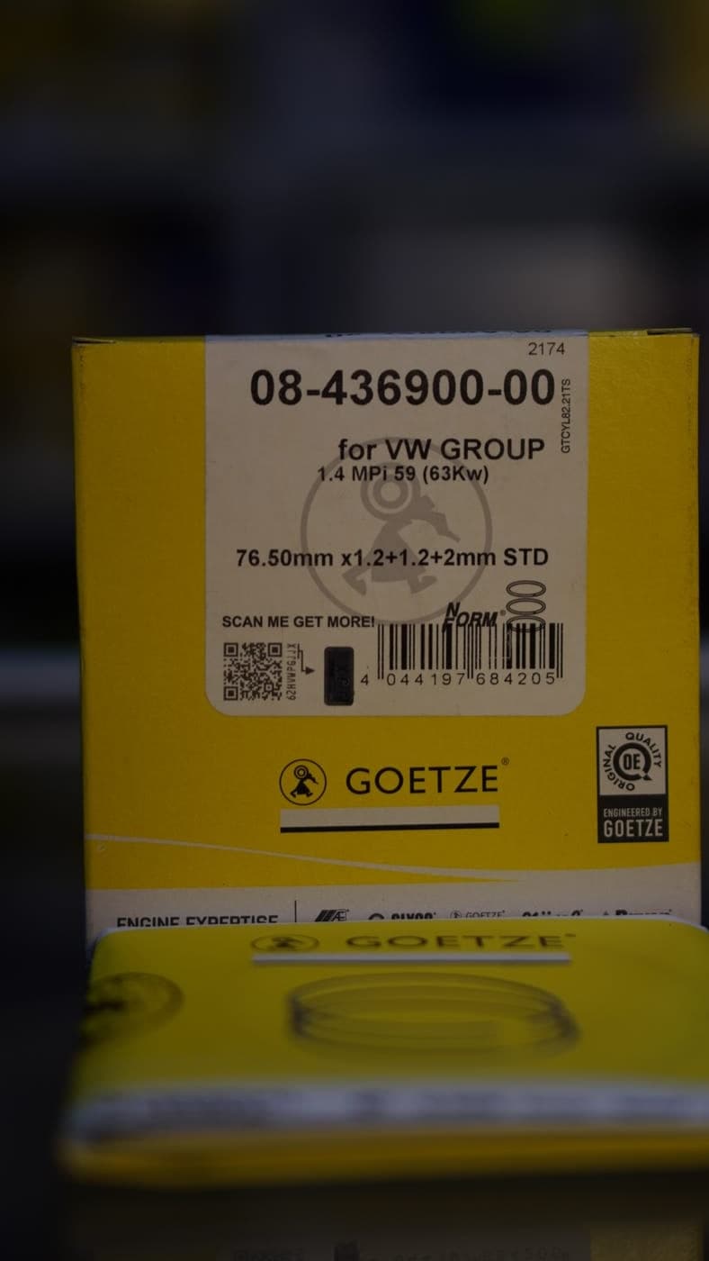 Jeu de segments de piston GOETZE — photo 3