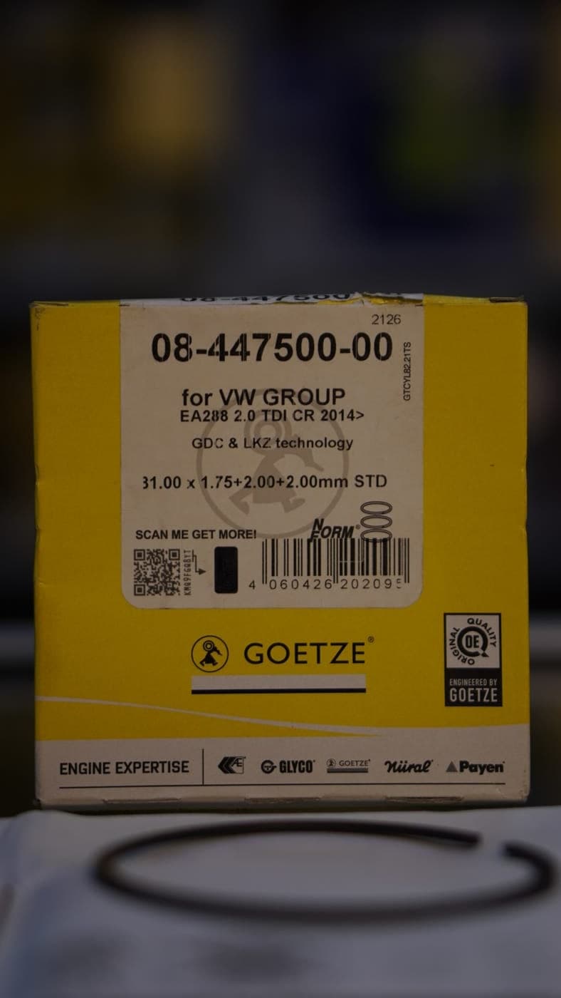 Jeu de segments de piston GOETZE — photo 2
