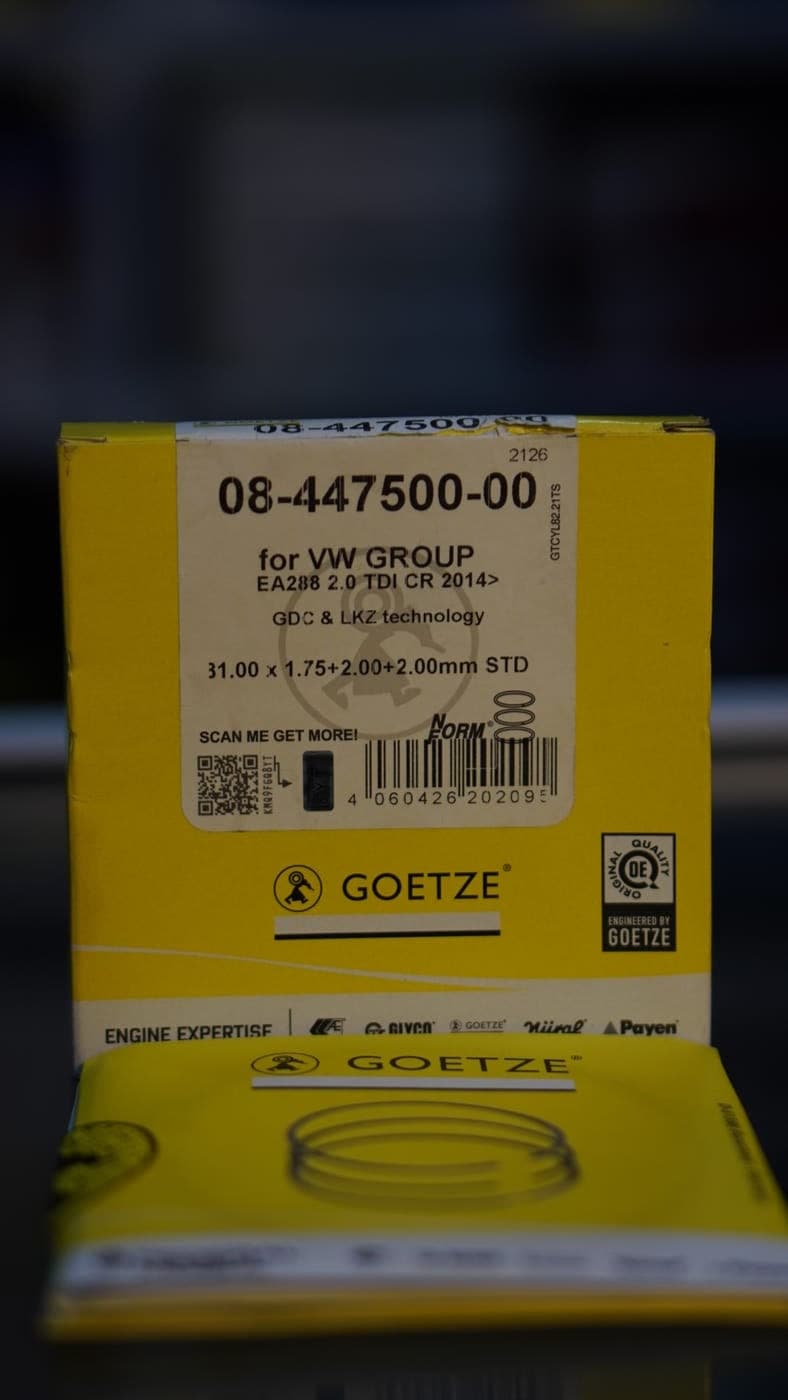 Jeu de segments de piston GOETZE — photo 5