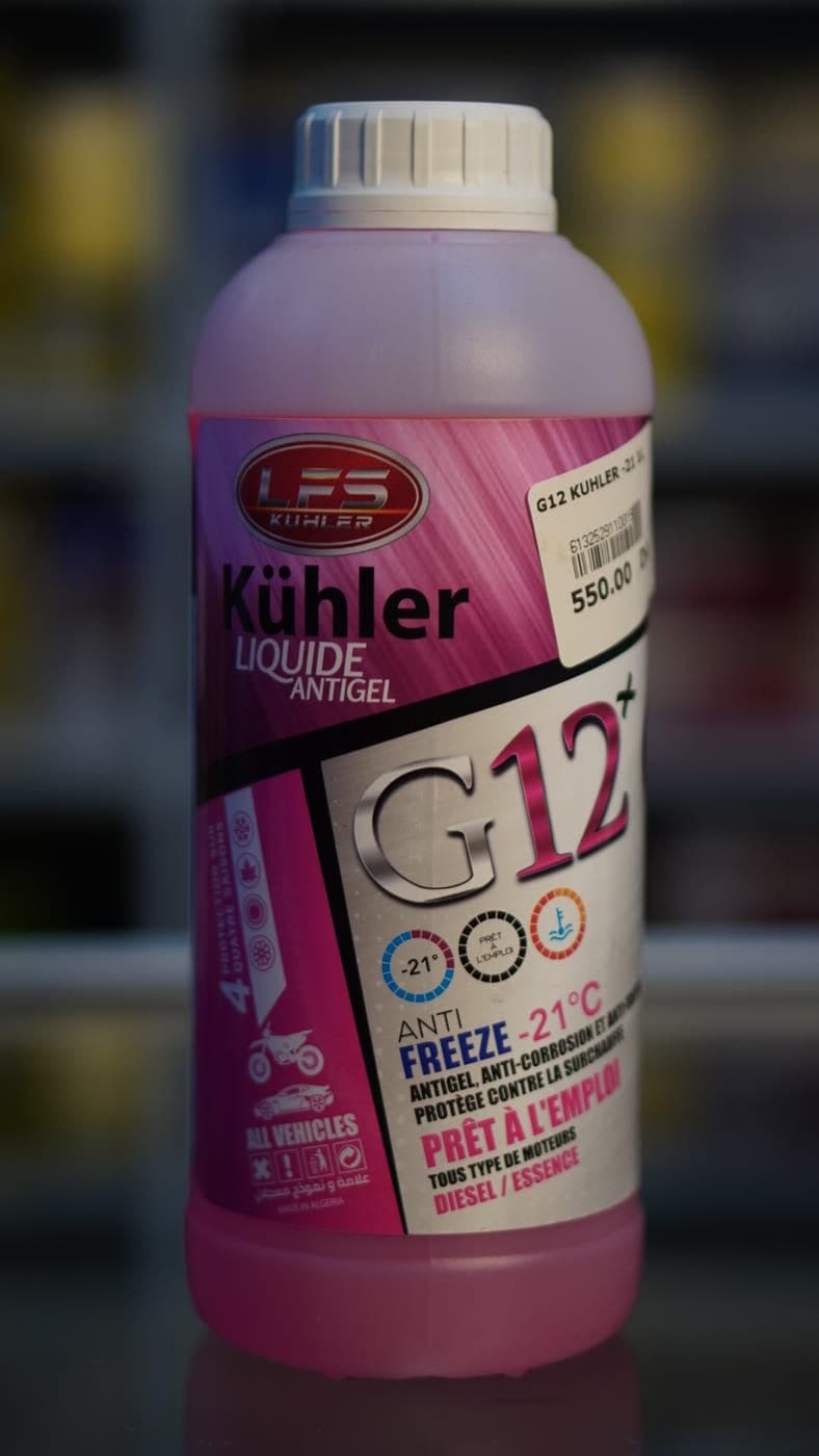 Liquide antigel G12+ -21 C (pret a l'emploi)