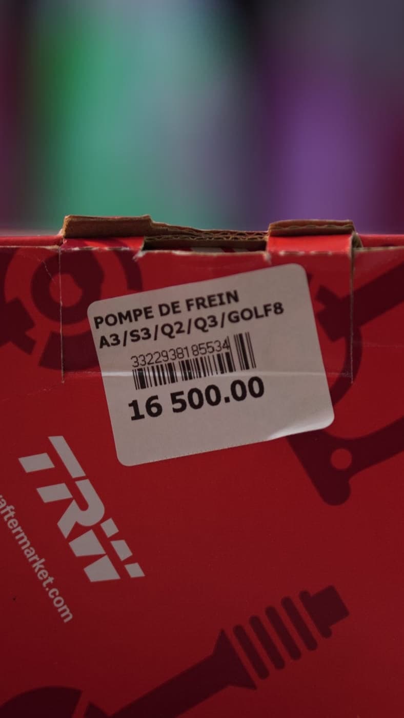 Pompe de frein (maitre-cylindre)